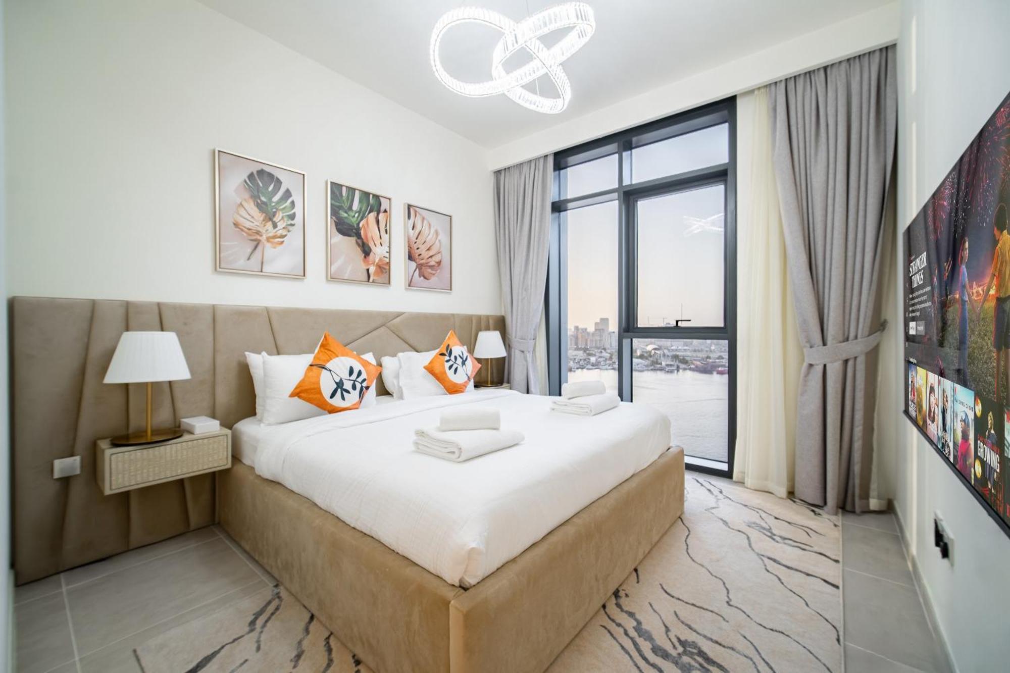 19th Fl Waterfront, 3br And Maid Only 5min To Creek Marina Dubai