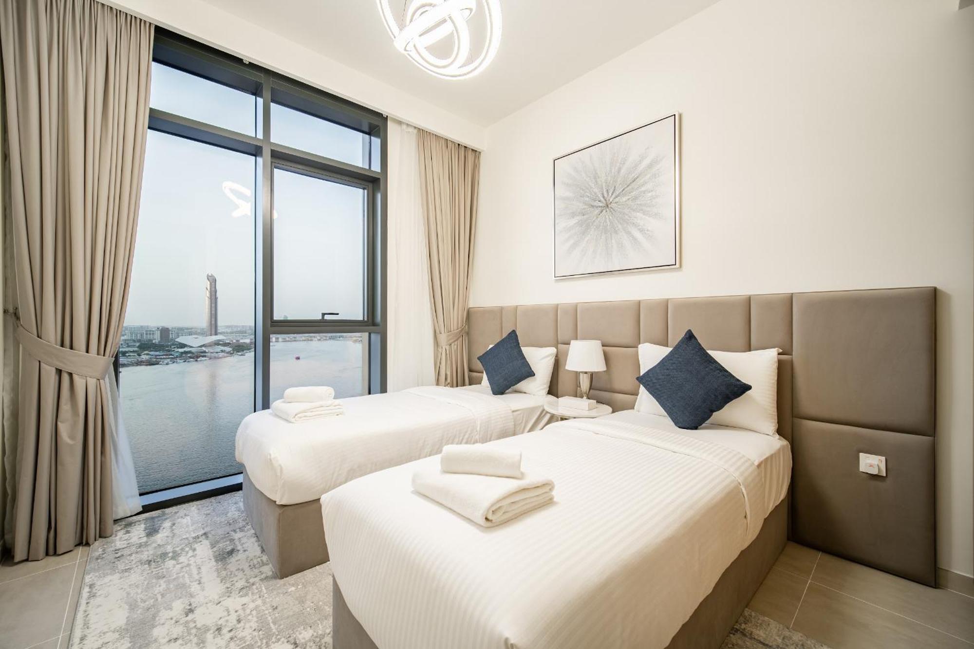 19th Fl Waterfront, 3br And Maid Only 5min To Creek Marina * Dubai