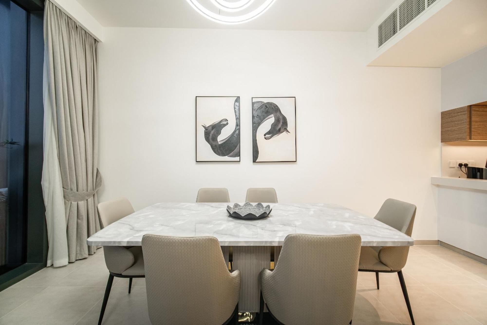 19th Fl Waterfront, 3br And Maid Only 5min To Creek Marina Apartment Dubai