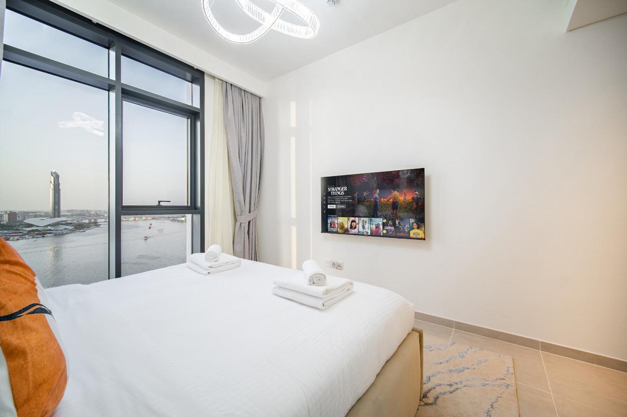 19th Fl Waterfront, 3br And Maid Only 5min To Creek Marina Apartment Dubai
