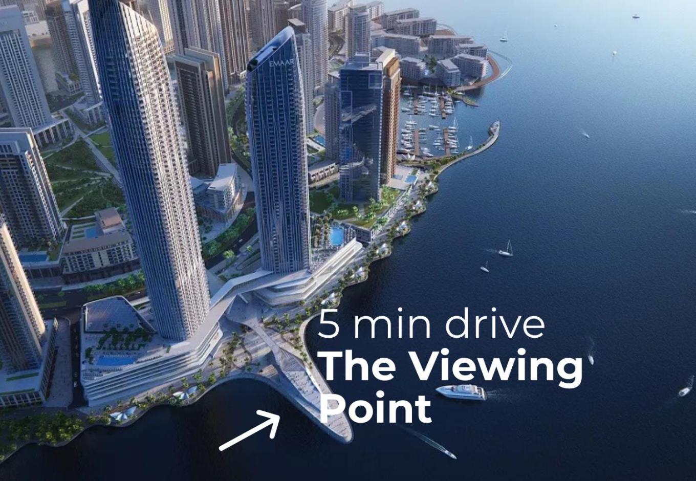 19th Fl Waterfront, 3br And Maid Only 5min To Creek Marina Dubai